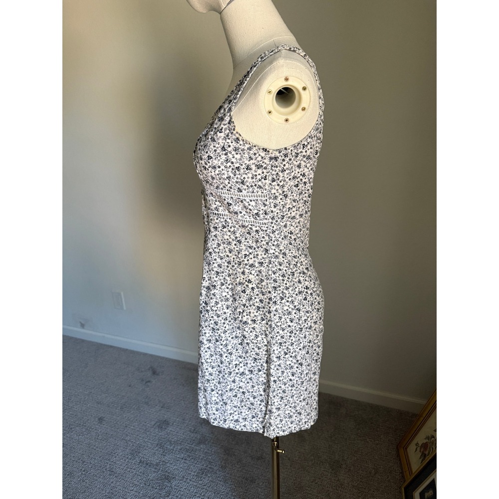 Y2K Vintage Babydoll Urban Life Floral Print Dress Sleeveless Mini Cottagecore 5 - Picture 4 of 9